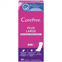 Щоденні гігієнічні прокладки CAREFREE Плюс Лардж зі Свіжим Ароматом (3574661606231)