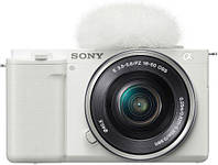 Цифровой фотоаппарат со сменной оптикой SONY ZV-E10 + 16-50 White (ZVE10LW.CEC)