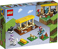 Конструктор LEGO Minecraft The Horse Stable Конюшня 21171 (241 деталь) ЛЕГО Майнкрафт Б3302-17