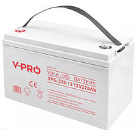 Аккумулятор VOLT GEL VPRO SOLAR 220Ah 12V (6AKUGEL220) акб для дома, аккумуляторная батарея Б3337-17