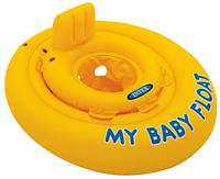 Надувний плотик Мій Дитячий поплавок Intex 56585 (Діаметр 70см)