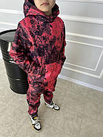 Комбінований дитячий спортивний костюм на флісі