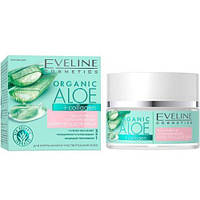 Eveline Cosmetics Organic aloe+collagen Зволожуючий-заспокійливий крем-гель (5903416026952)