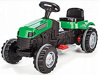 Трактор детский аккумуляторный Pilsan 05-116 зеленый на аккумуляторе для детей Б5555-17