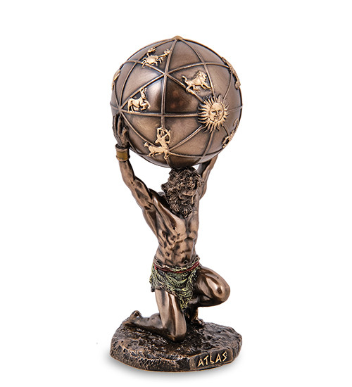 Статуетка Veronese могутній Атлас (Атлант) 13,5 см 1907196 бронзове напилення VE