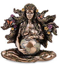 Статуетка Veronese Гея богиня Землі та мати всього живого 17 см 1907170 полістоун покритий бронзою VE, фото 3