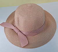 Шляпа женская из рисовой соломки