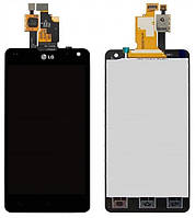 Дисплей для LG E971 Optimus G, E973, E975, E976, E977, E987, F180K, F180L, F180S, LS970 із сенсором чорний
