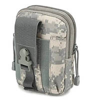 Тактична сумка на пояс, підсумок, органайзер Сірий піксель D3-PRM-4.official