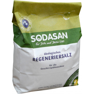 Соль для посудомоечных машин Sodasan органическая регенерированная 2 кг 4019886000901 JLK - фото 2 - id-p2191019195