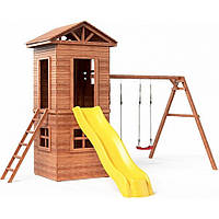 Детская игровая площадка-домик SportBaby SportHouse-21 с лестницей, Vse-detyam