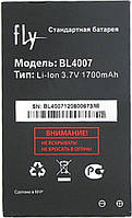 Аккумулятор Fly BL4007 DS123 Li-Ion 1700mAh, Оригинальный