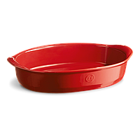 Форма для запекания овальная керамическая Emile Henry Ovenware 41 см красный (349054)