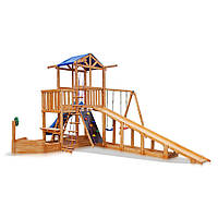 Детская площадка Капитан с зимней горкой SportBaby Babyland-13 длина горки 3 метра, Time Toys