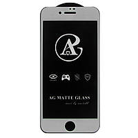Матовое защитное стекло AG Matte Full Glue для Apple iPhone 7 Plus iPhone 8 Plus Белый EV, код: 1499472