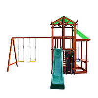 Детский игровой комплекс для улицы SportBaby Babyland-7 с песочницей, Time Toys