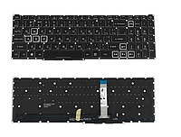 Клавиатура для ноутбука Acer AN517-55 без фрейма, подсветка клавиш RGB оригинал новая