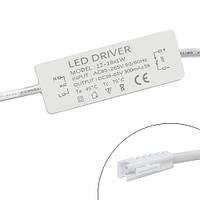Блок живлення LED драйвер трансформатор 12-18x1Вт 0.3А, AC85-265В DC36-65В, 2pin