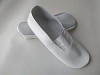 Чешки кожаные белые 26-27,5 см на размер обуви 40-42