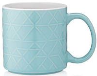 Чашка ARDESTO Francesca, 360 мл, блакитна, кераміка (AR3482BL)