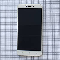 LCD дисплейний модуль Xiaomi Redmi 4X (santoni) Б/В оригінал з розборки Білий