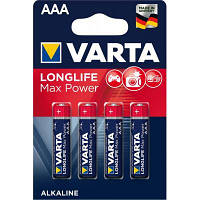 Батарейка Varta AAA LONGLIFE Max Power LR06 * 4 04703101404 JLK