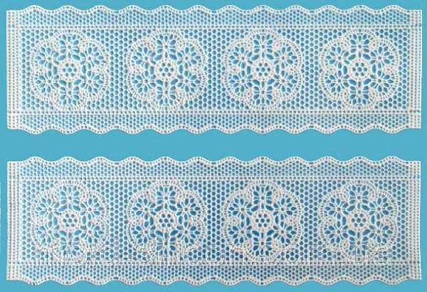 Силіконовий килимок SugarVeil Мереживний, фото 1