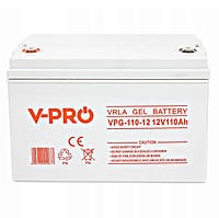 Акумулятор VOLT GEL VPRO SOLAR 110Ah 12V (6AKUGEL110) акб для дому, акумуляторна батарея Б3336