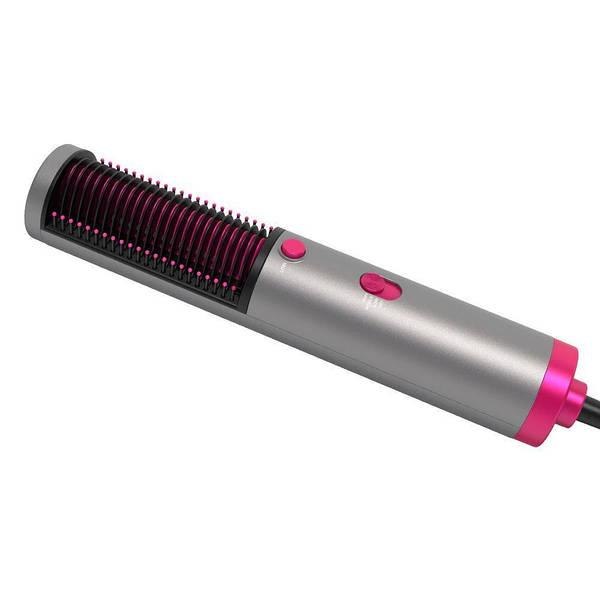 Расческа-выпрямитель для волос Фен-щетка 3 в 1 для укладки - Ramindong RD-158 Techo - фото 1 - id-p2202482203