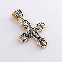 Православный крест (чернение,позолота) 131789 Оникс PK, код: 6735760