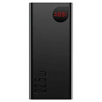 Павербанк зовнішній акумулятор (Power Bank) Baseus Adaman Metal Digital Display 20000 mAh 22.5W 2021 Editon Black