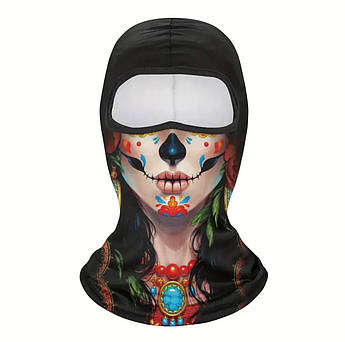 Маска Для Обличчя Балаклава Clown Ghost Skull Mask, Дихаюча Вітрозахисна