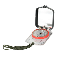 Тактический Компас M-Tac, прозрачный картографический компас с зеркалом