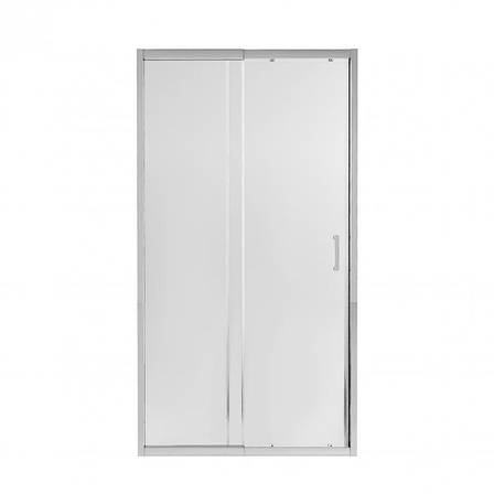 Душові двері в нішу Qtap Taurus CRM201-11.C6 97-108x185 см, скло Clear 6 мм, покриття CalcLess, фото 1