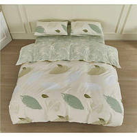 Комплект постельного белья ARDESTO 2сп Gloria, 200х220см, 100% бавовна, лисття зелене (ART2022GY)