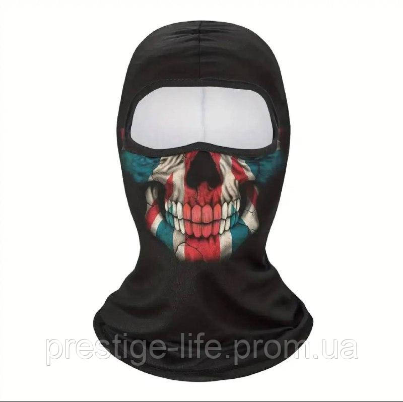 Маска Для Обличчя Балаклава Clown Ghost Skull Mask, Дихаюча Вітрозахисна, фото 1