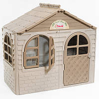 ЭКО Детский игровой домик со шторками на основе пшеничной соломы DOLONI 02550/s01eco Б5607--16