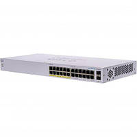 Коммутатор Комутатор Cisco CBS110 Unmanaged 24-port GE, Partial PoE, 2x1G SFP Shared (CBS110-24PP-EU)