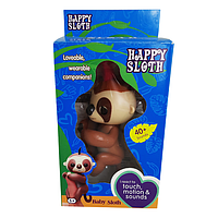 Интерактивная обезьянка Happy Sloth Коричневая Techo