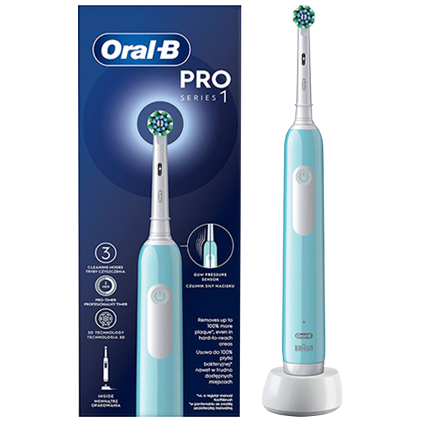 Електрична зубна щітка Oral-B D305.513.3 Pro Series 1 Caribbean Blue