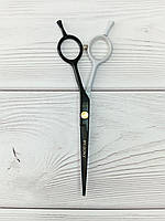 Профессиональные ножницы для стрижки волос черно-белые JAGUAR, размер 5,5
