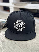 Кепка снепбек (Snapback) Нью-Йорк NYC Черный 56-61р (9065)