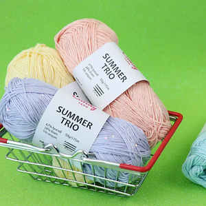 Candy-Yarn Summer Trio