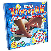 Развлекательная игра Твистер Strateg Твистер Ок гибкие пальчики на русском языке (730) Techo