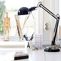 Удобная настольная лампа, Светильники лампы на стол IKEA, Лампы для рабочего стола, AST