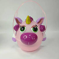 Светильник-проектор детский беспроводной Playbrites Единорог розовый Techo