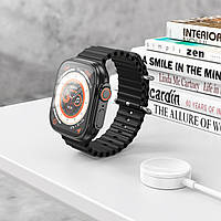 Умные часы Smart Watch HOCO Y12 Ultra Смарт часы со звонками через bluetooth Black GCC