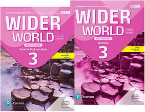 Комплект Wider World (2nd Edition) for Ukraine 3 Student's Book + Workbook (Підручник + зошит) Pearson
