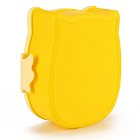 Пищевой контейнер для ланча с ложечкой "Сова" Желтый Techo