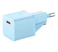 Зарядное устройство с быстрой зарядкой Baseus GaN5 Fast 20W Блок питания телефона Blue GCC